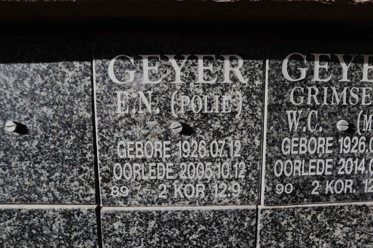 GEYER E.N. 1926-2005