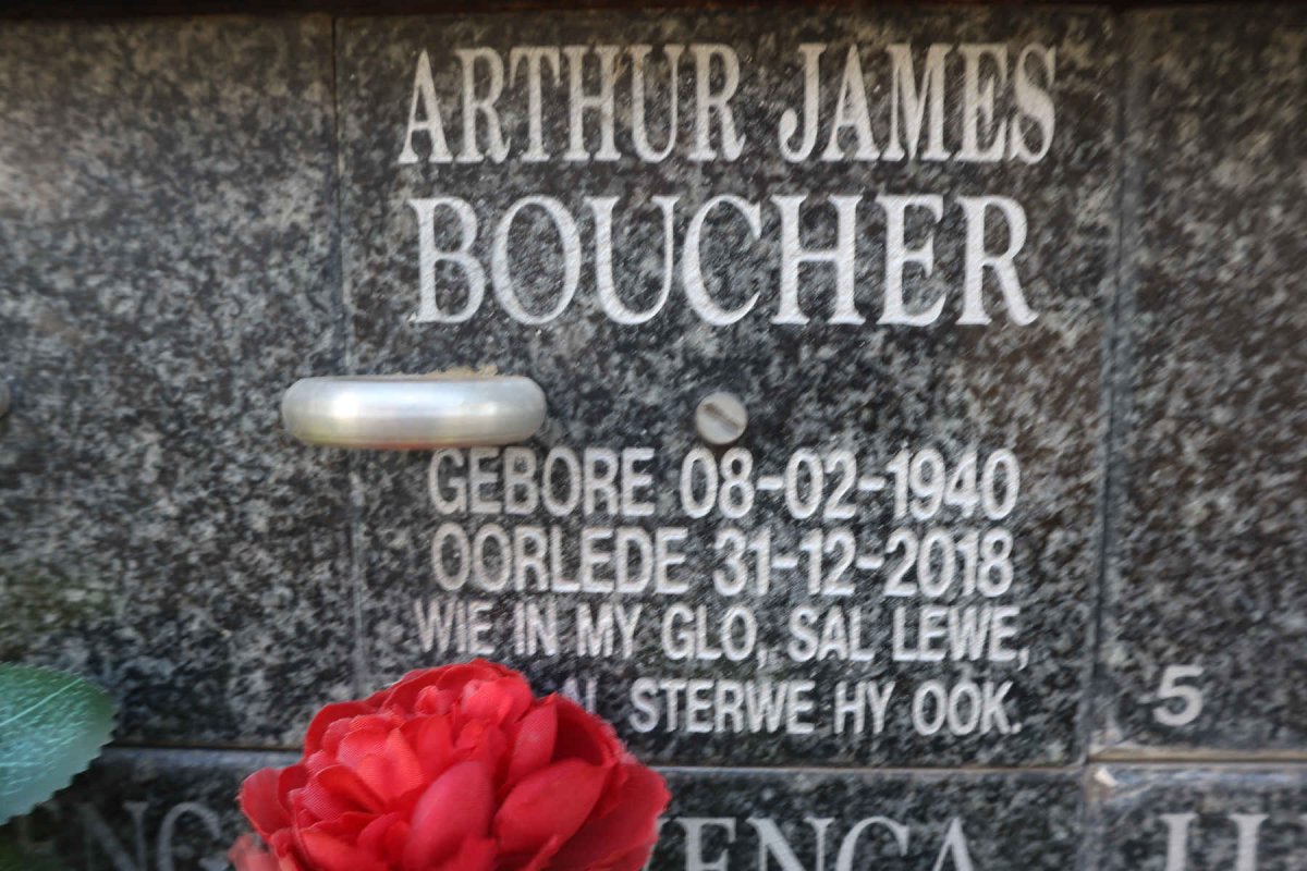BOUCHER Arthur James 1940-2018