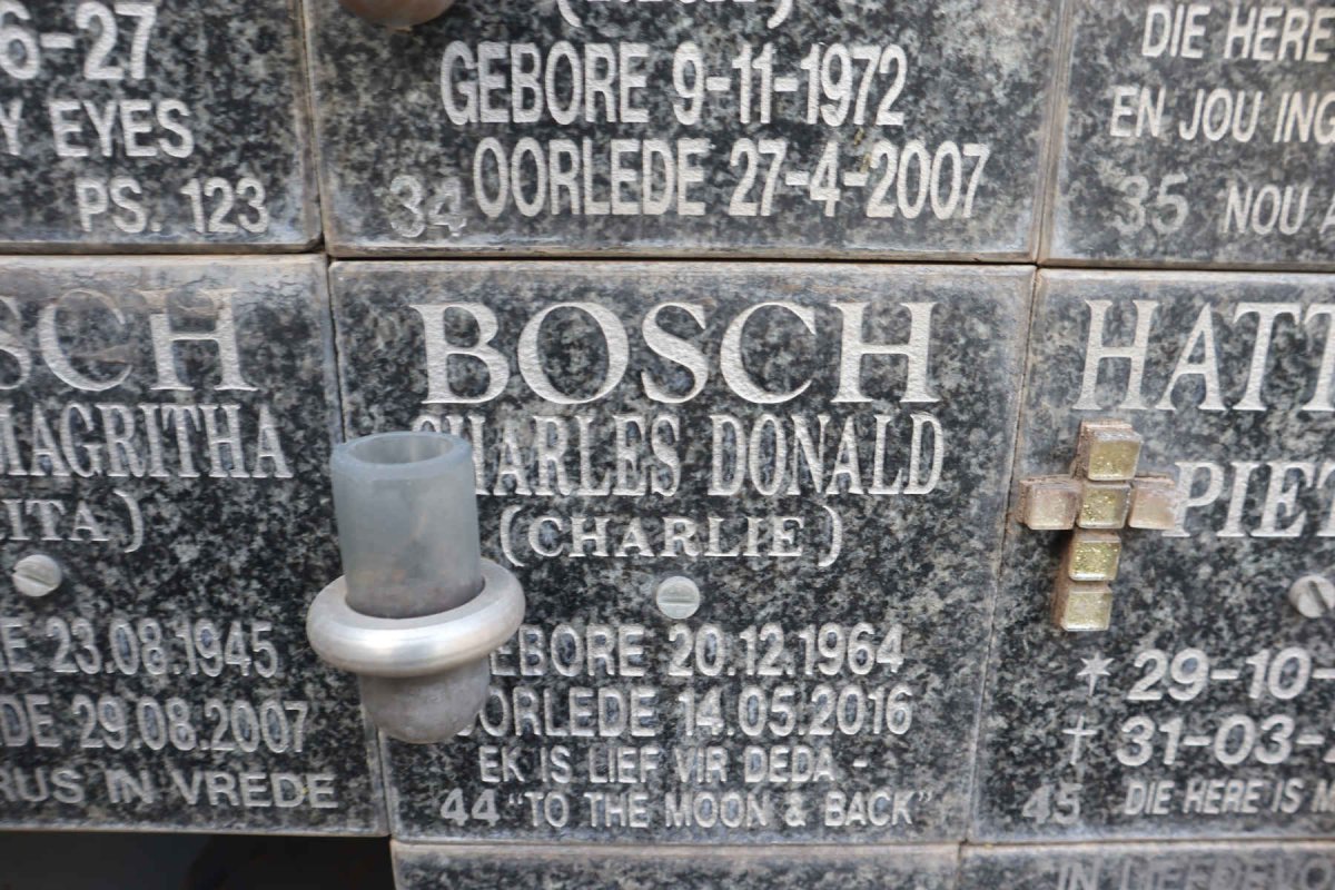 BOSCH Charles Donald 1964-2016