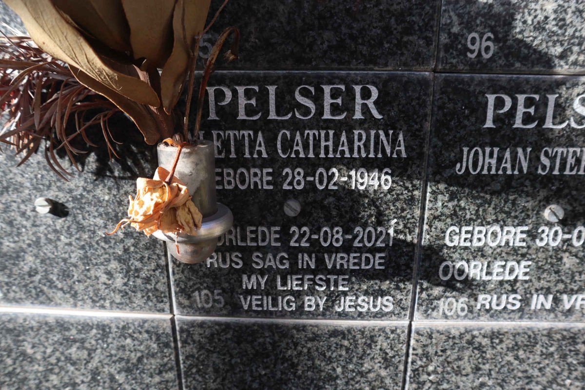 PELSER Aletta Catharina 1946-2021