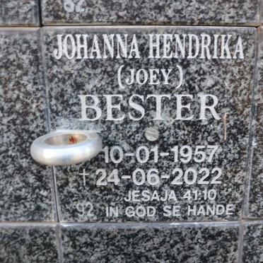 BESTER Johanna Hendrika 1957-2022