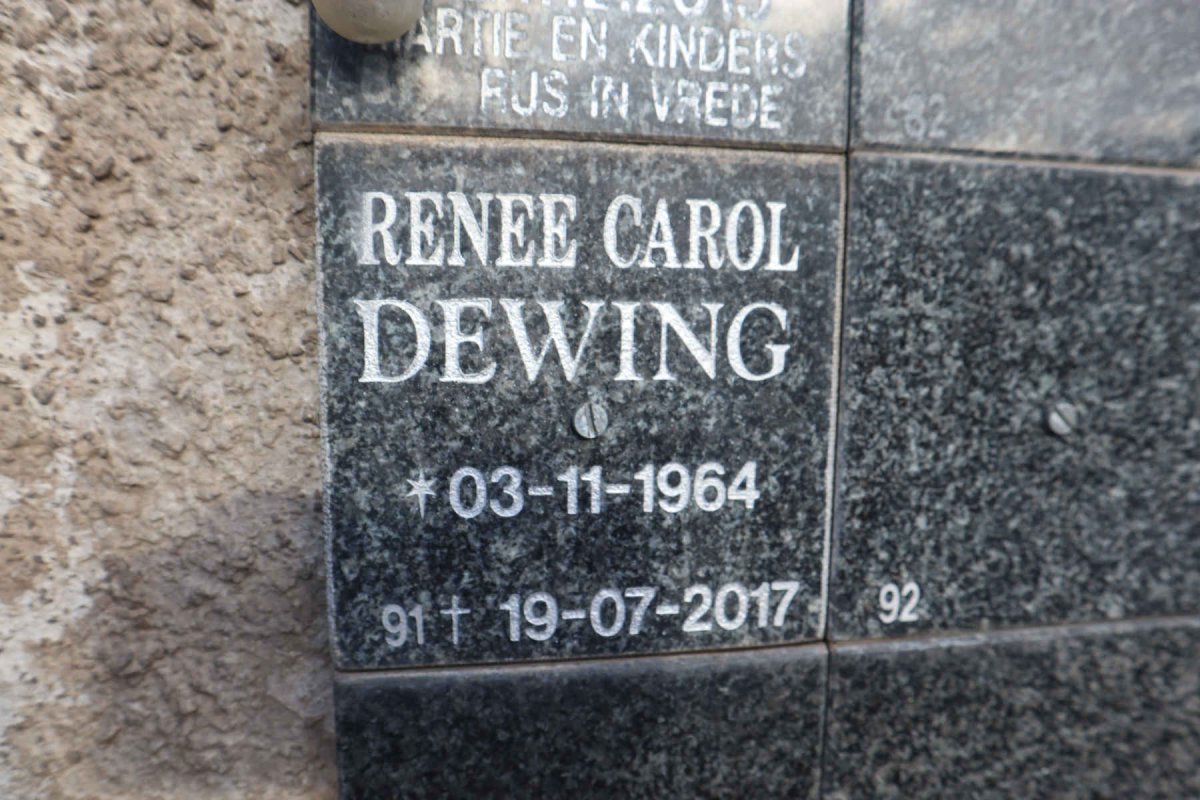 DEWING Renee Carol 1964-2017