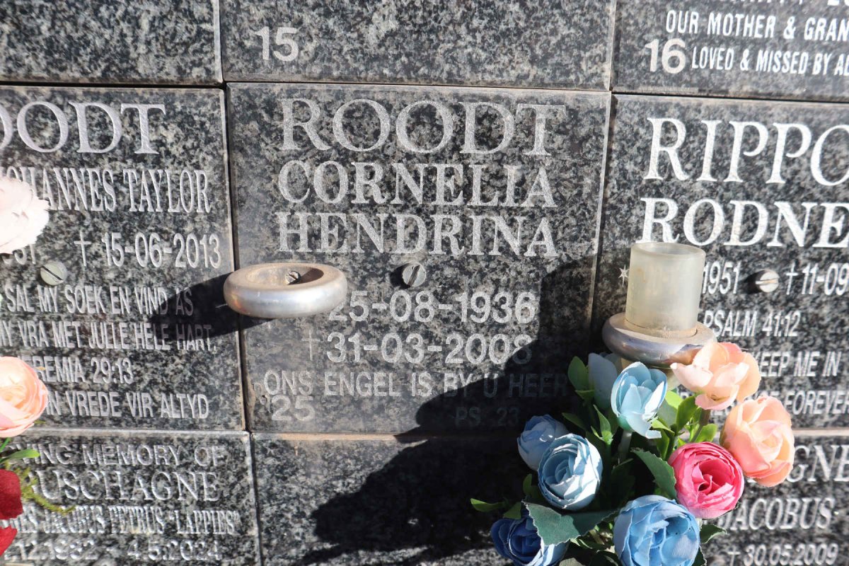 ROODT Cornelia Hendrina 1936-2008