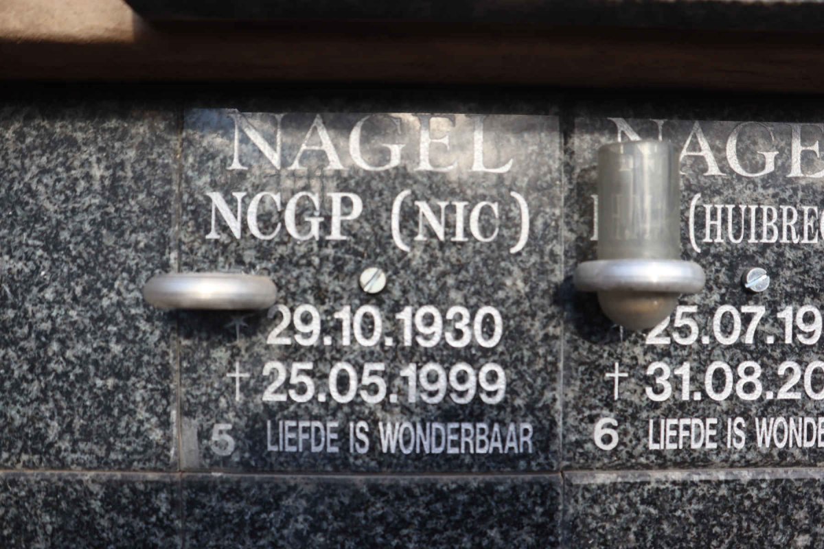 NAGEL N.C.G.P. 1930-1999