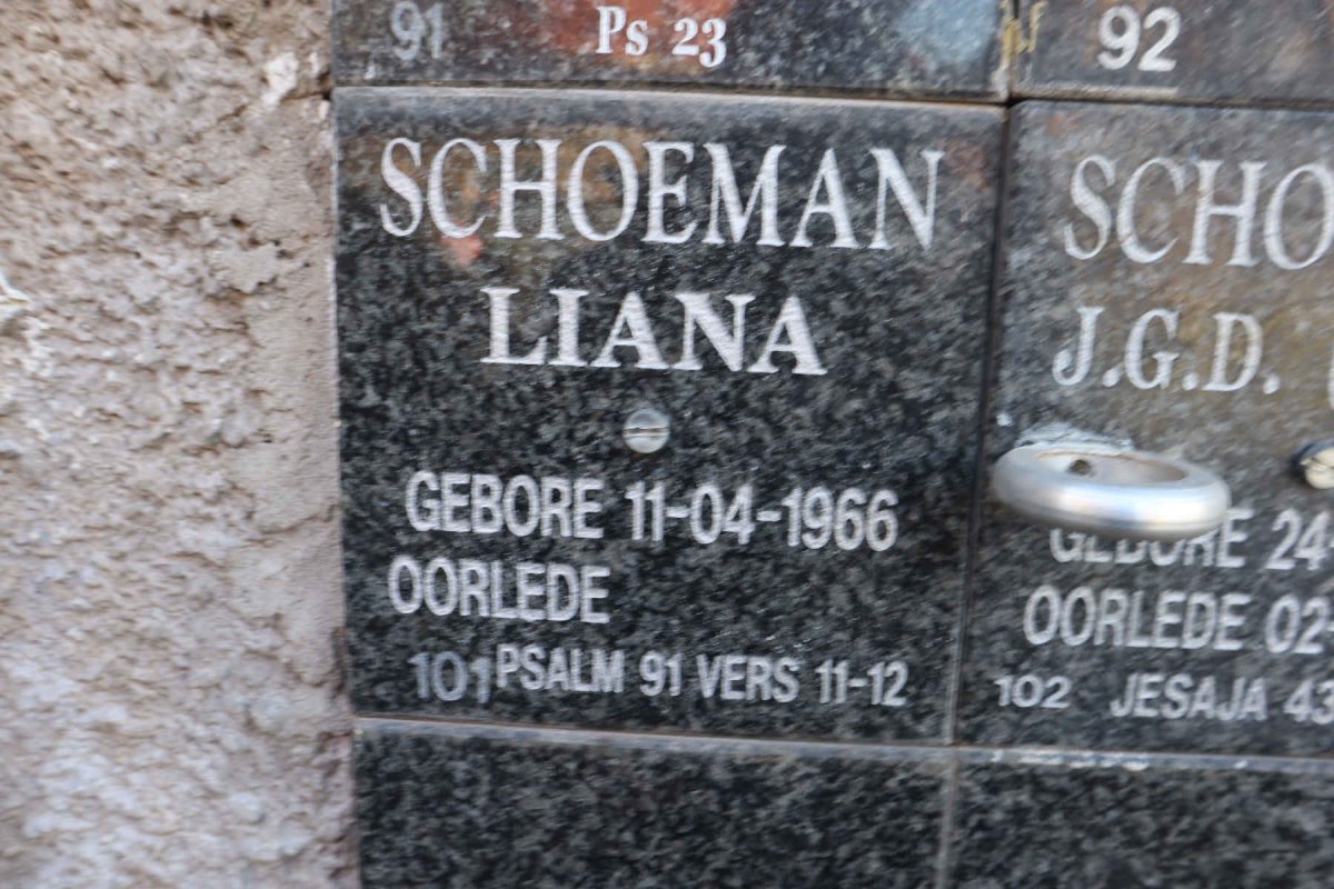 SCHOEMAN Liana 1966-