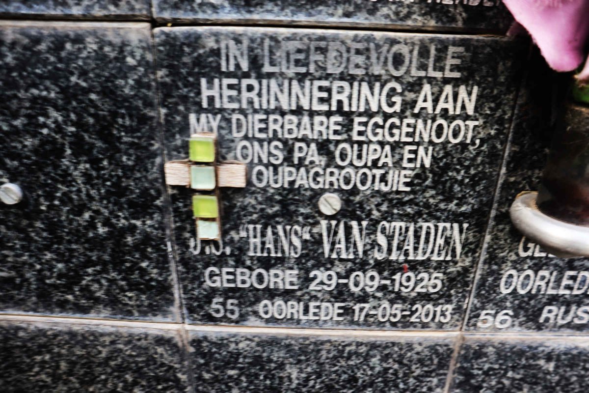 STADEN J.?, van 1925-2013