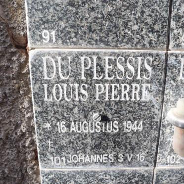 PLESSIS Louis Pierre, du 1944-
