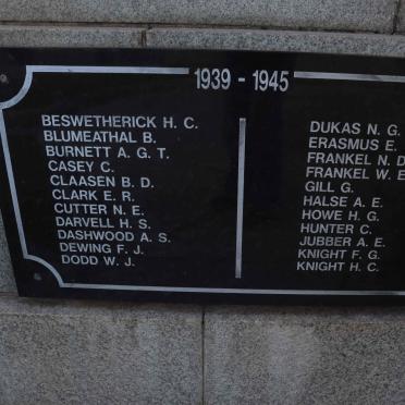 12. New plaques - WWII 