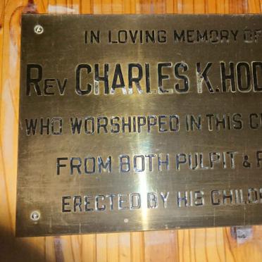 HODGES Charles K.