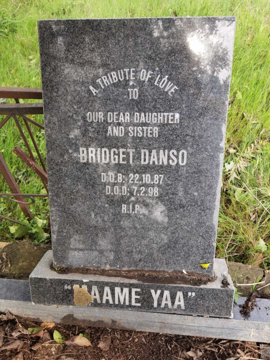 DANSO Bridget 1987-1998