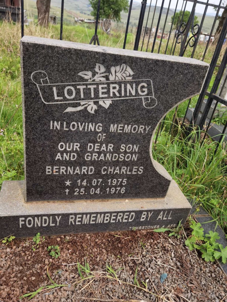 LOTTERING Bernard Charles 1975-1976