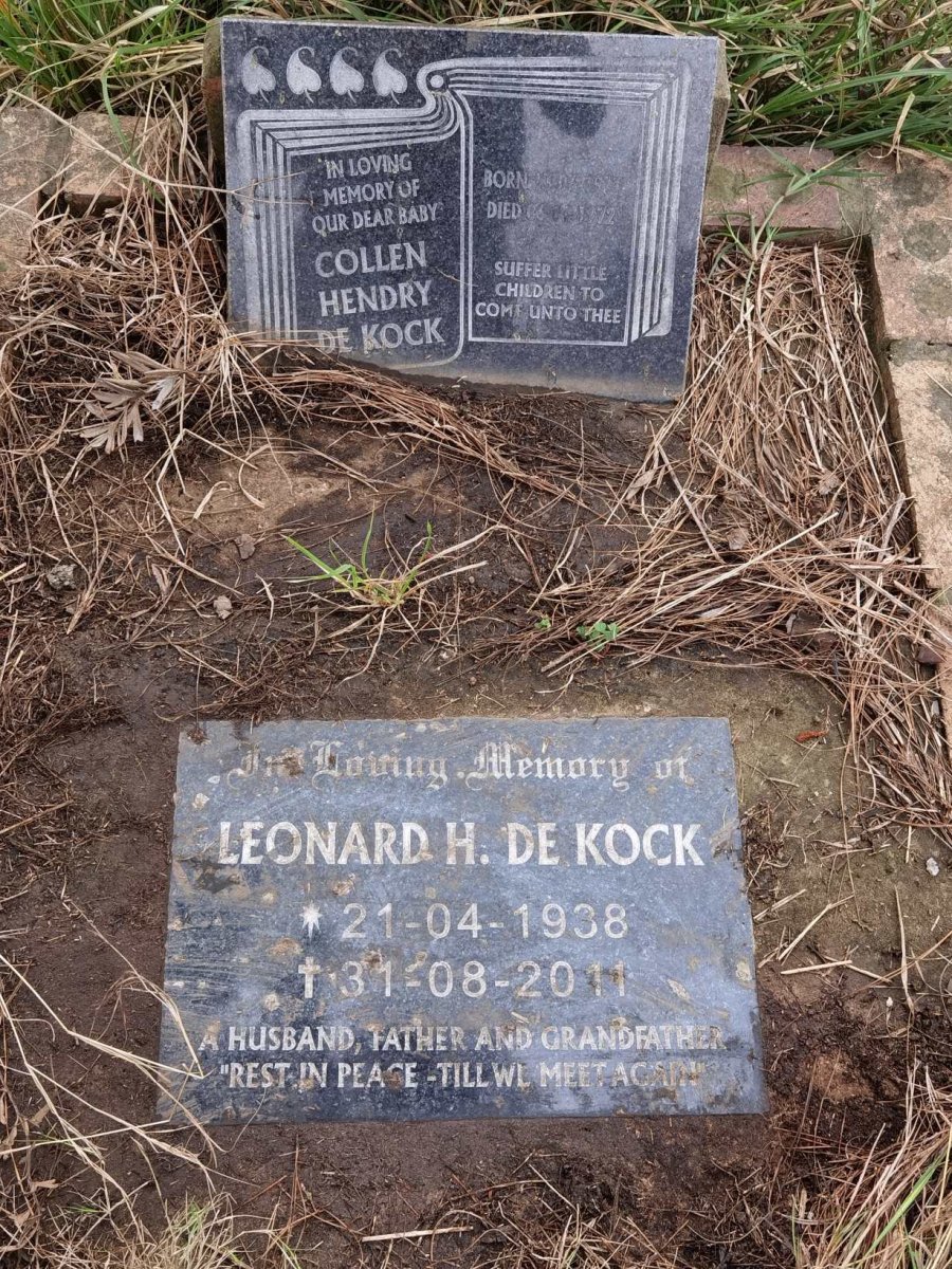 KOCK Leonard H., de 1938-2011 :: DE KOCK Collen Hendry -1972