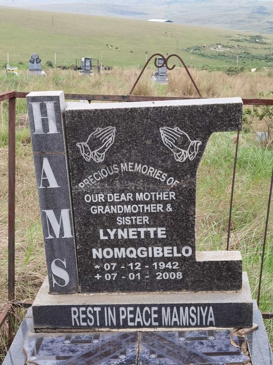 HAMS Lynette Nomqgibelo 1942-2008