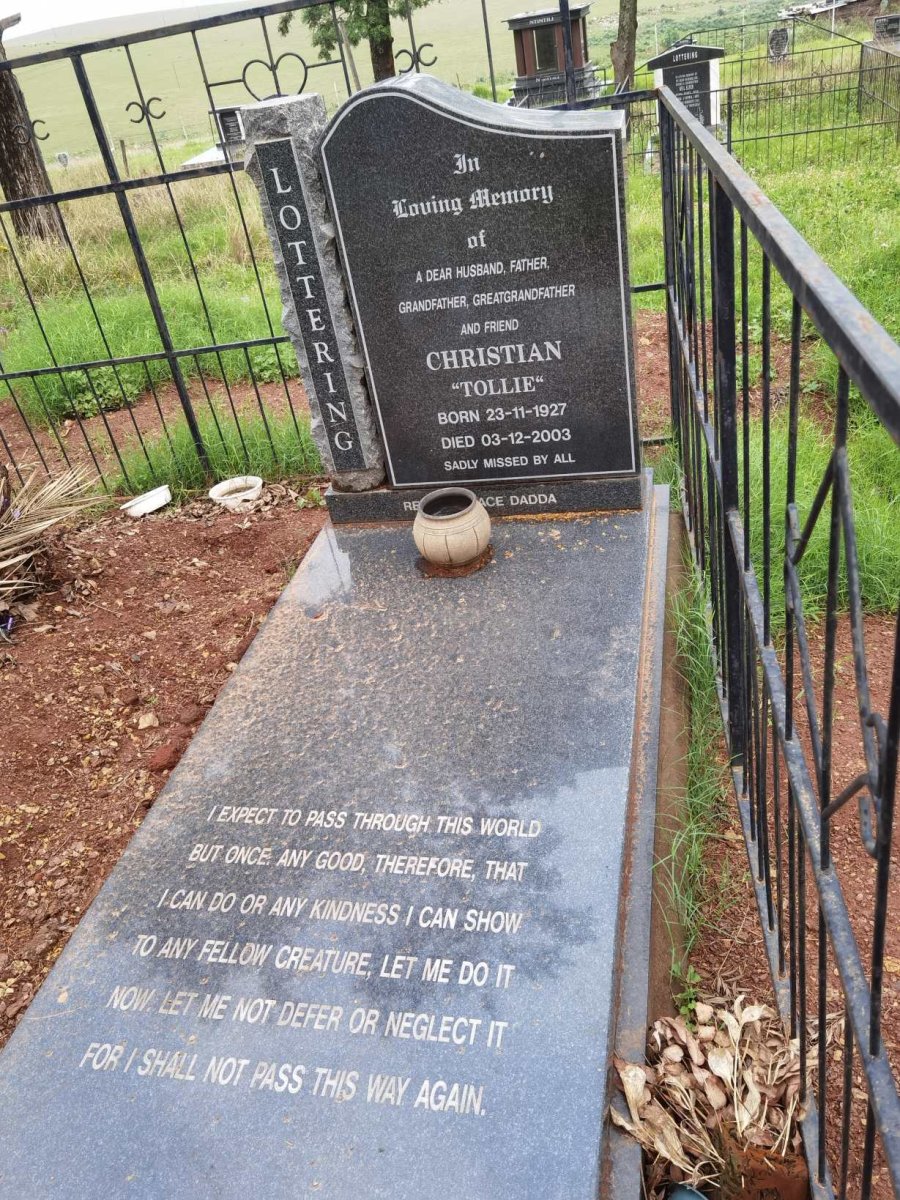 LOTTERING Christian 1927-2003