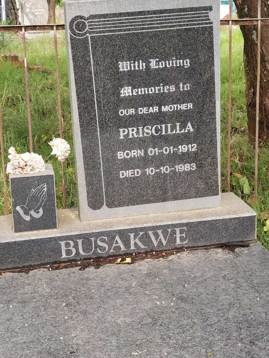 BUSAKWE Priscilla 1912-1983