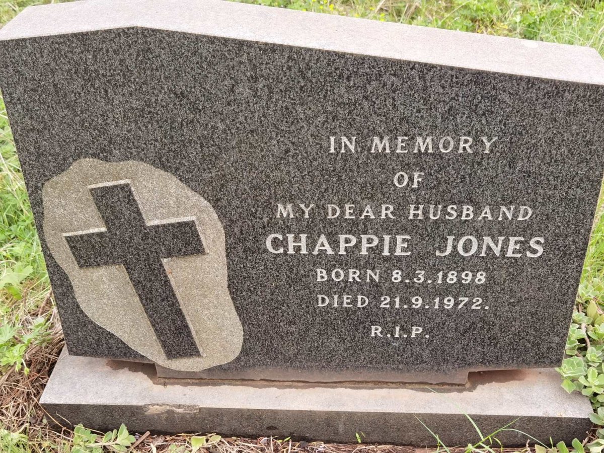 JONES Chappie 1898-1972