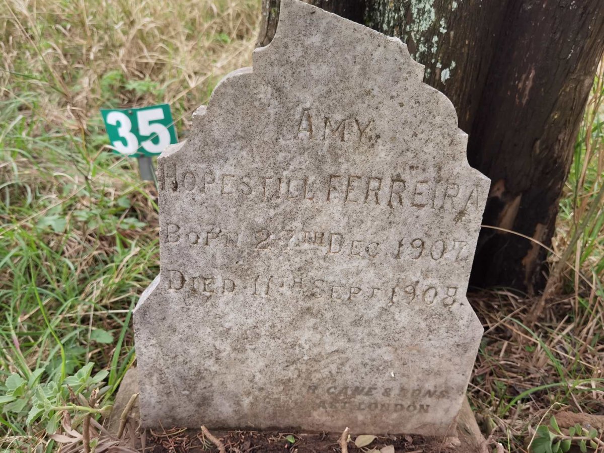 FERREIRA Amy Hopestill 1907-1908
