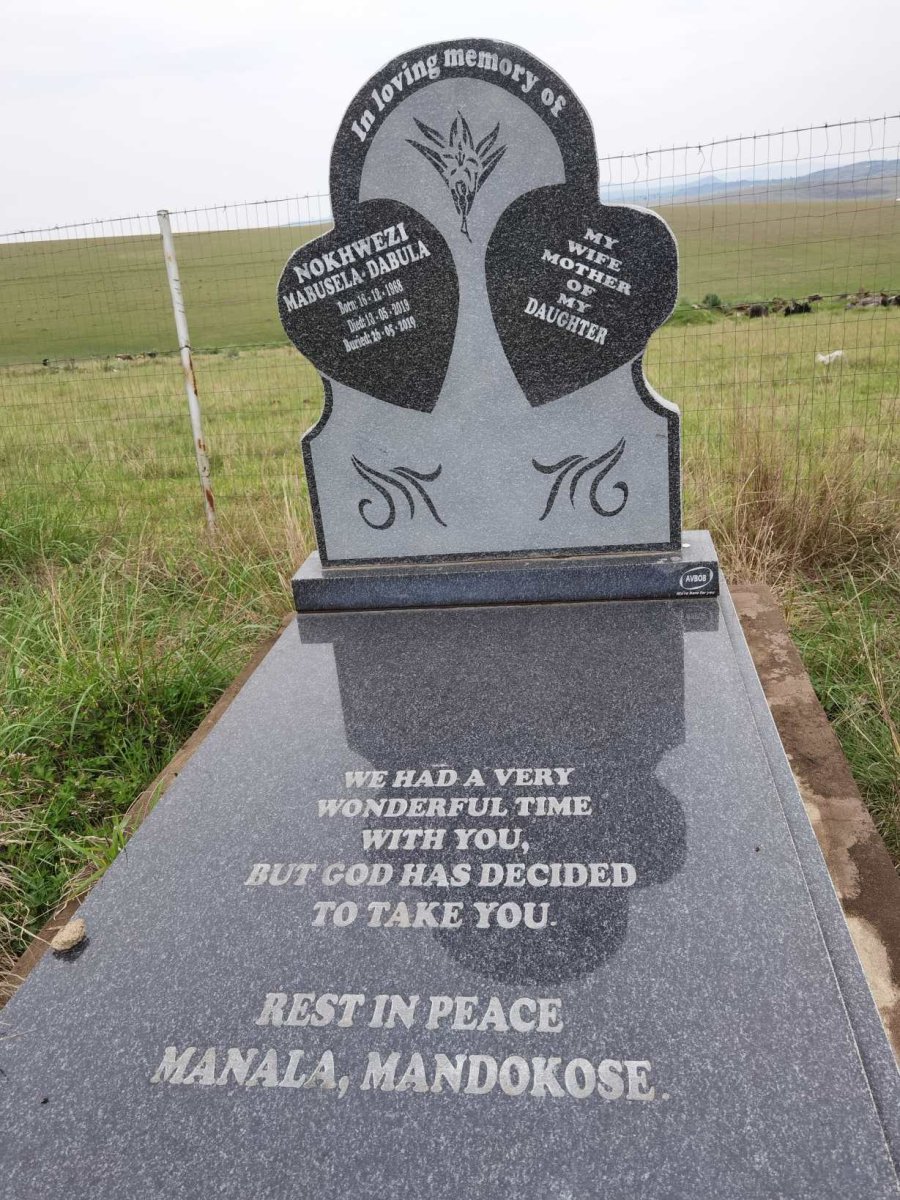 DABULA Nokhwezi, MABUSELA 1968-2019