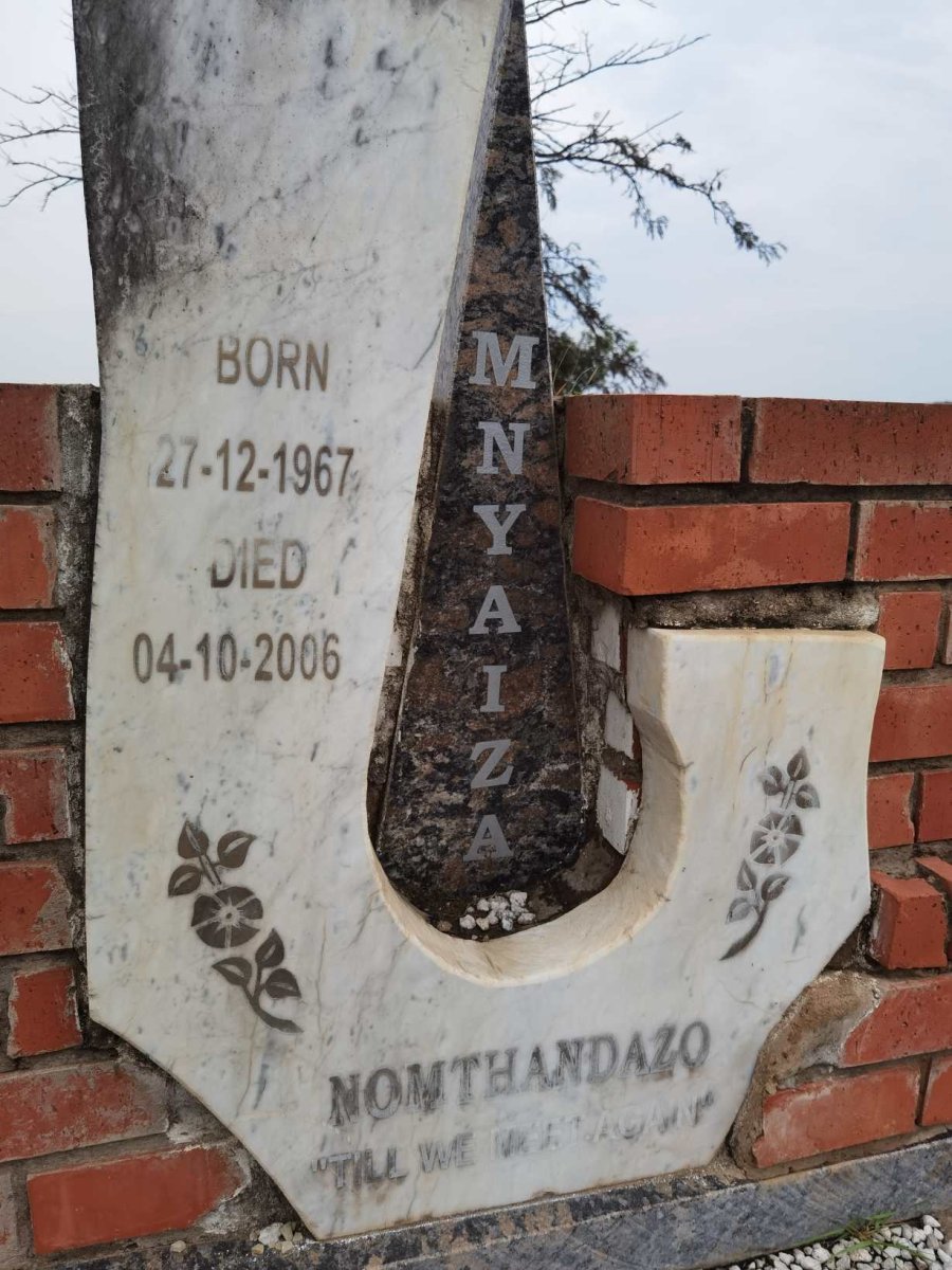 MNYAIZA Nomthandazo 1967-2006