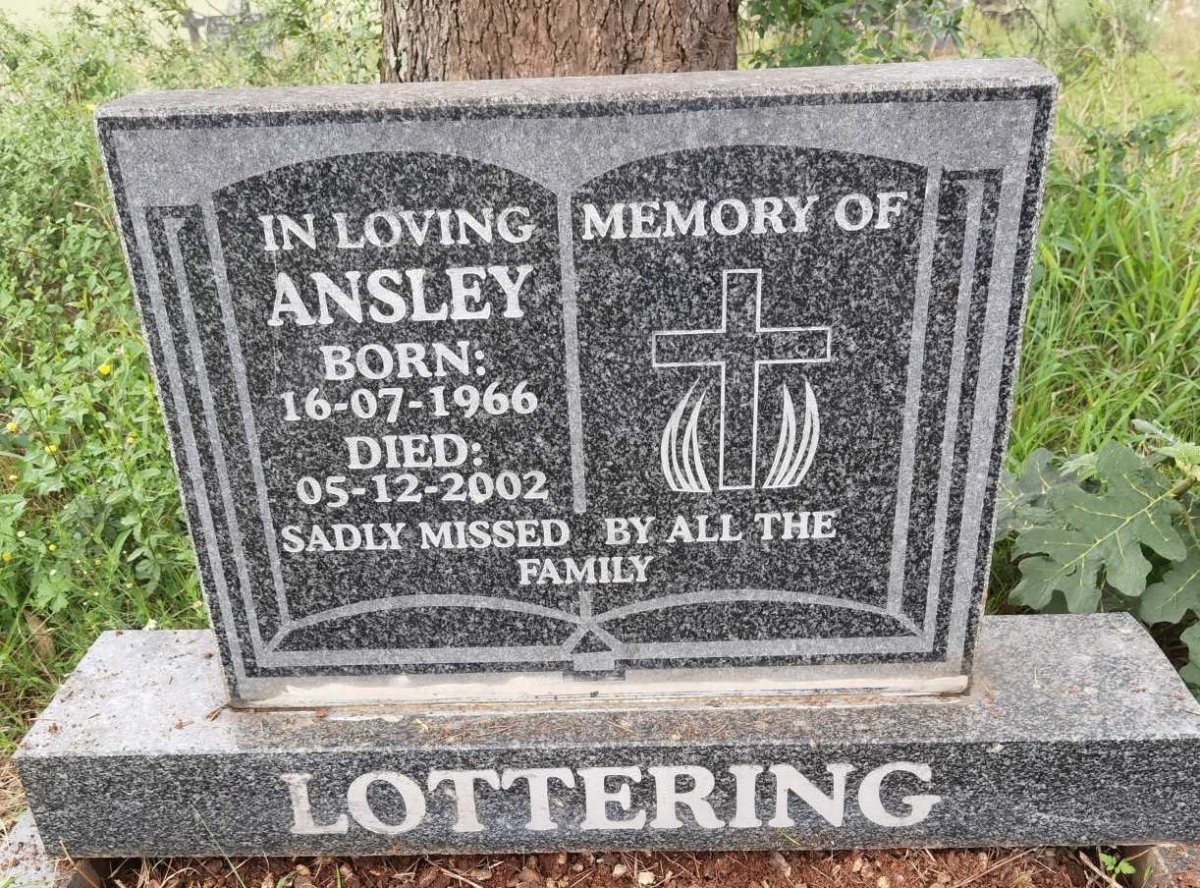 LOTTERING Ansley 1966-2002