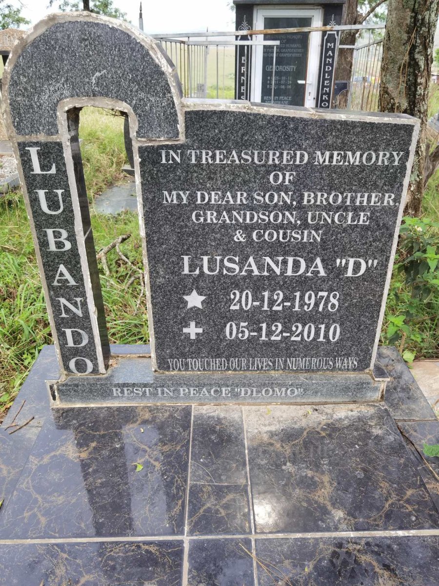 LUBANDO Lusanda 1978-2010