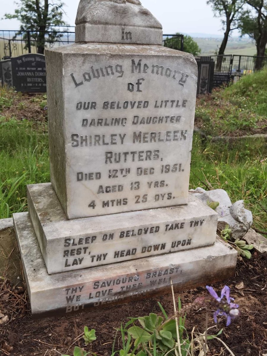 RUTTERS Shirley Merleen -1951