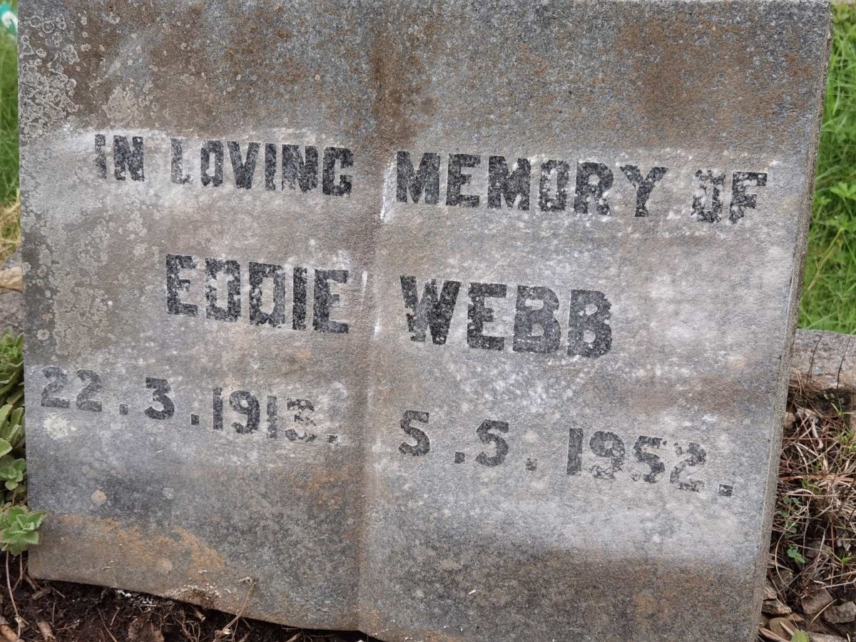 WEBB Eddie 1913-1952