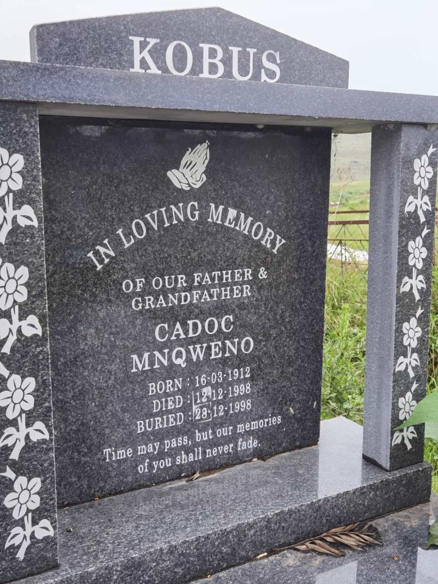 KOBUS Cadoc Mnqweno 1912-1998