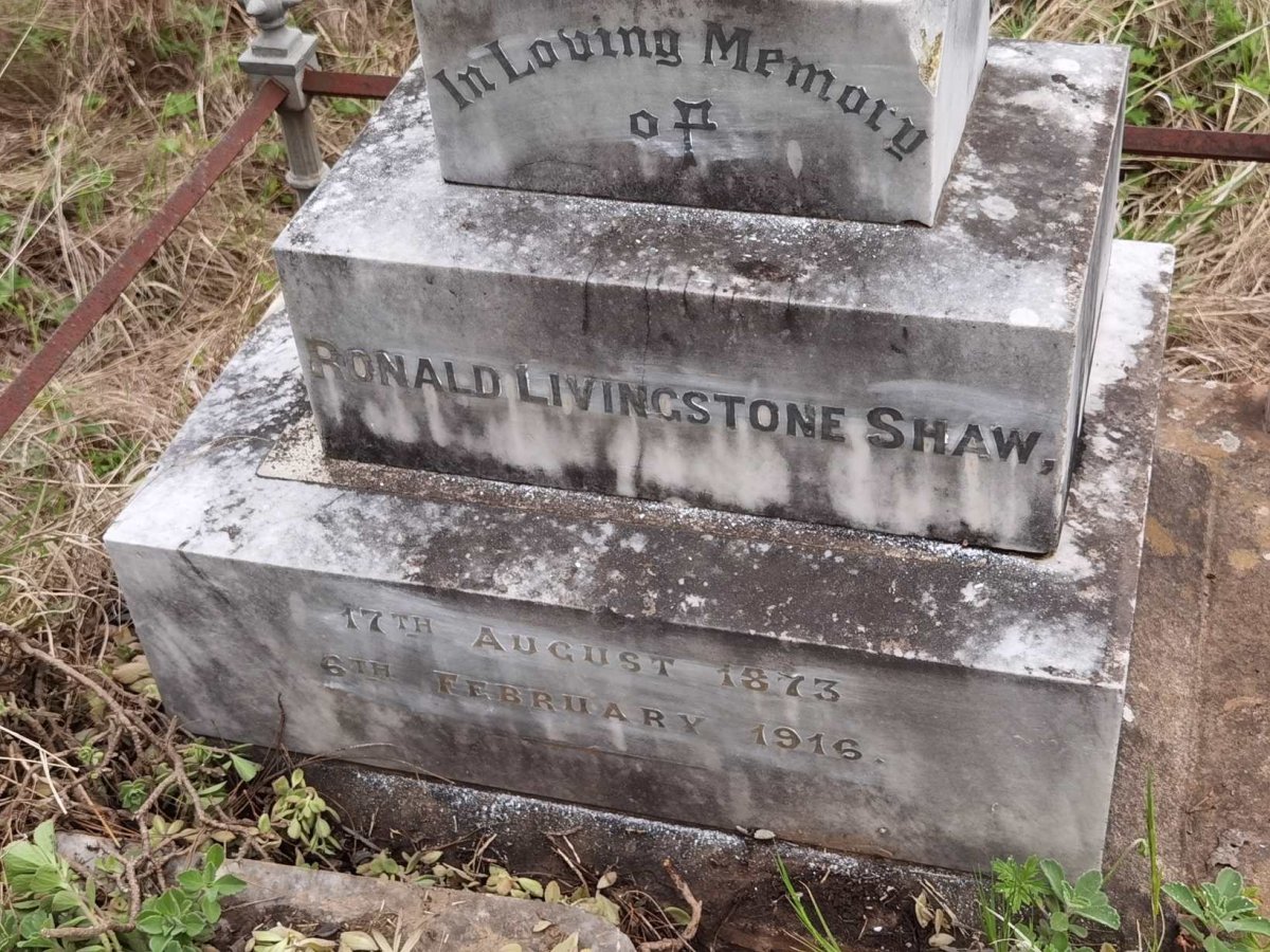 SHAW Ronald Livingstone 1873-1916
