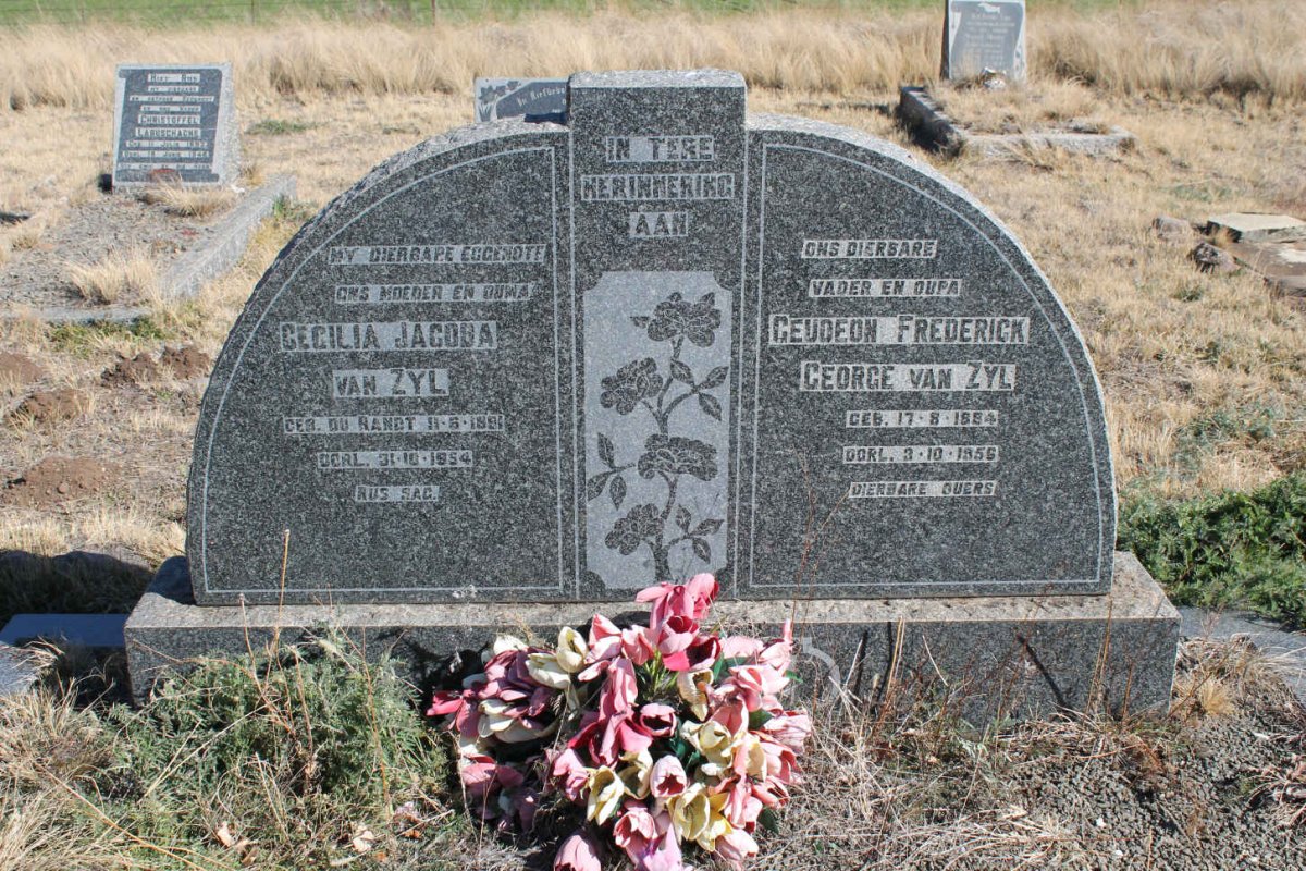 ZYL Geudeon Frederick George, van 1884-1956 &amp; Cecilia Jacoba DU RANDT 1891-1954