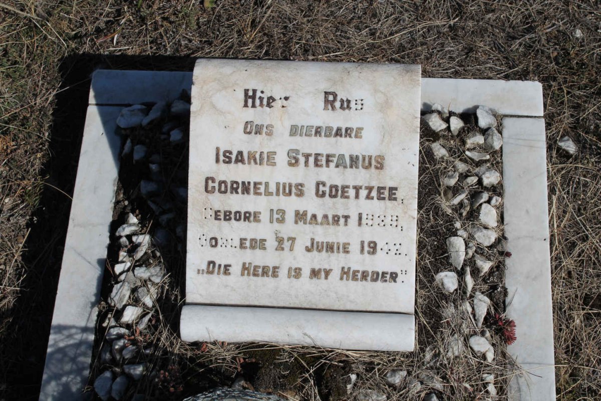 COETZEE Isakie Stefanus Cornelius 1939-1942
