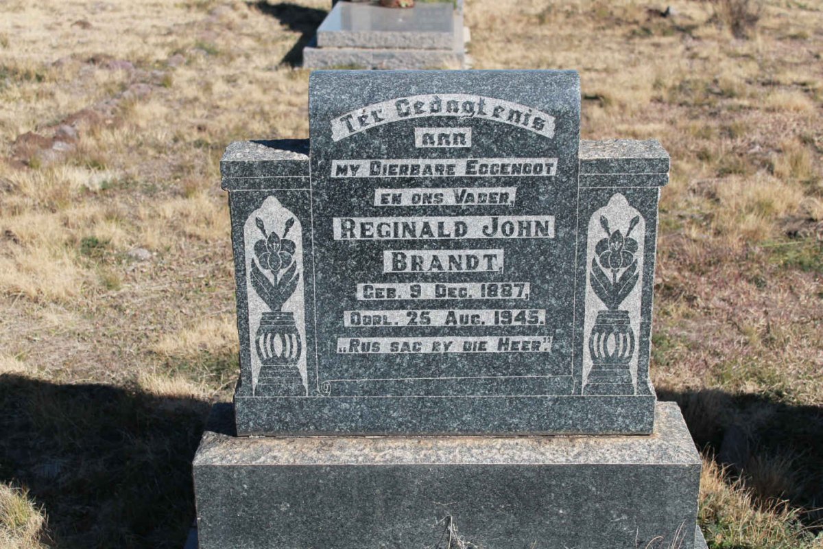 BRANDT Reginald John 1887-1945
