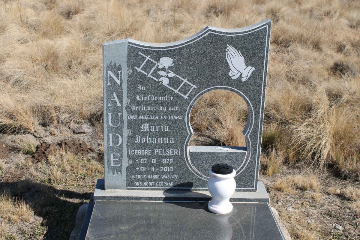 NAUDE Maria Johanna nee PELSER 1929-2010