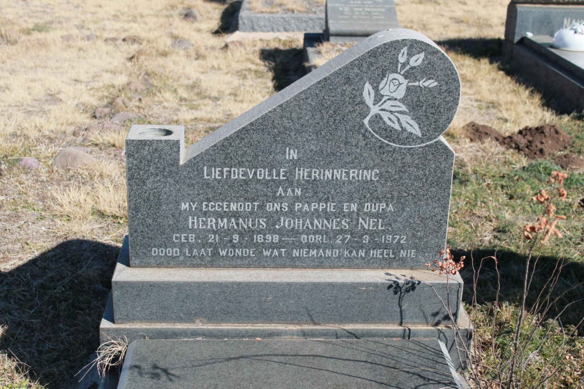NEL Hermanus Johannes 1898-1972