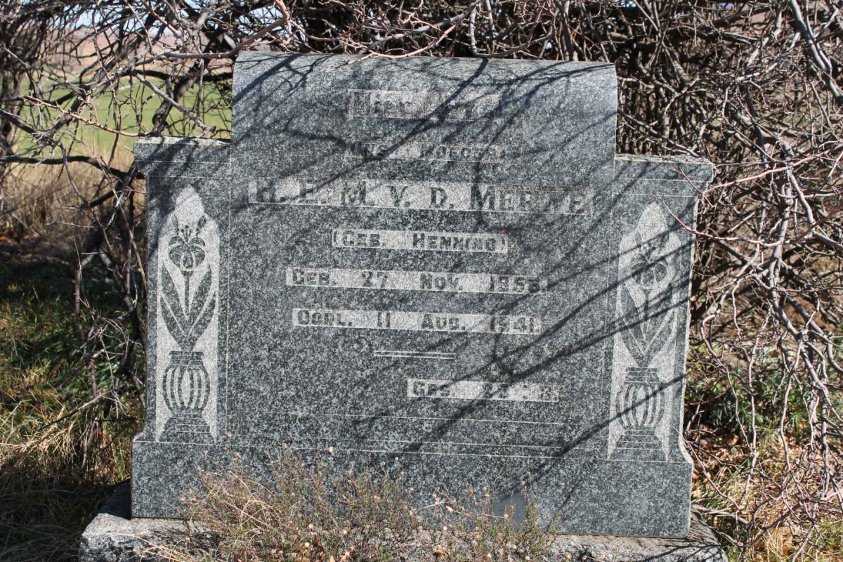 MERWE H.E.M., v.d. nee HENNING 1856-1941