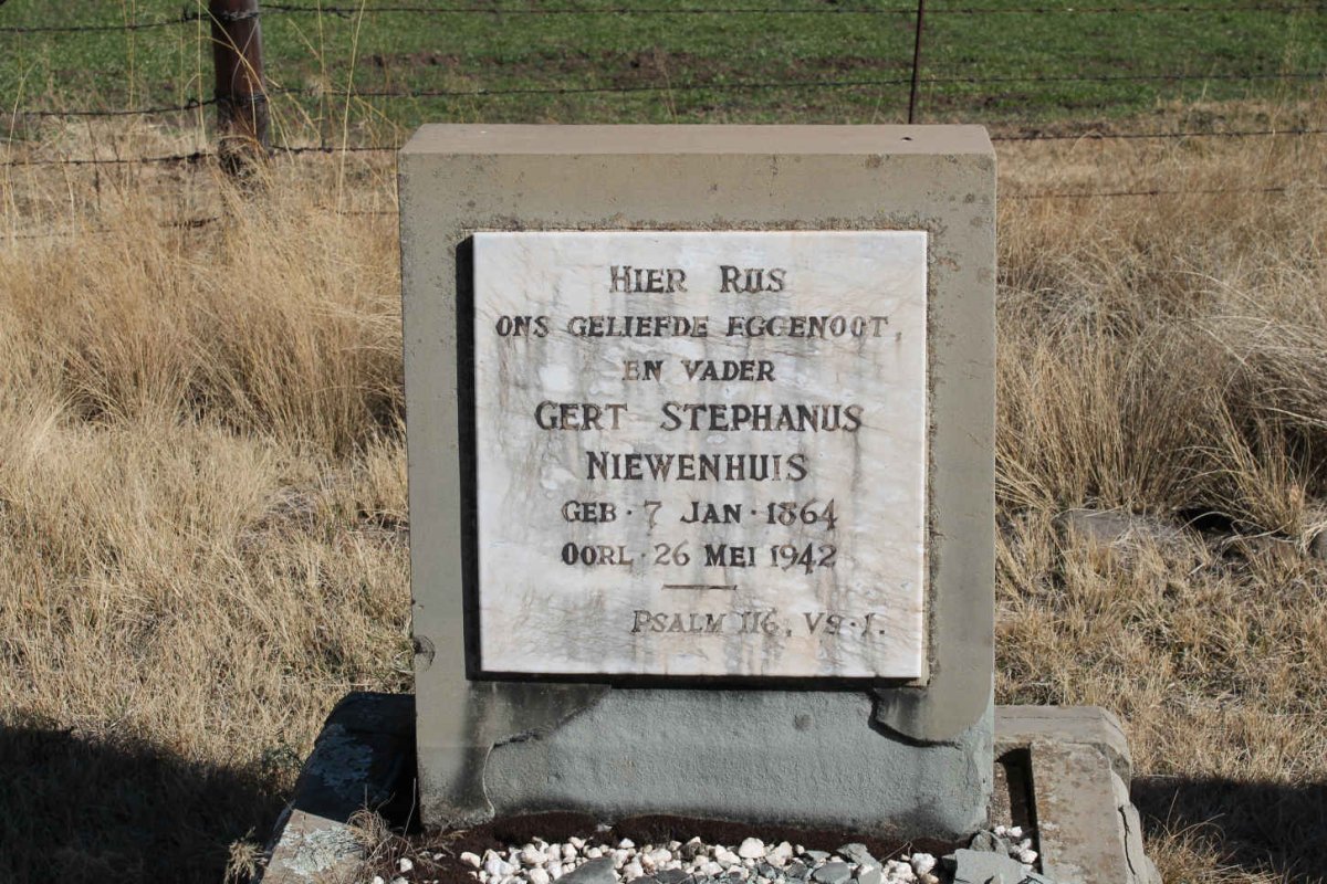 NIEWENHUIS Gert Stephanus 1864-1942