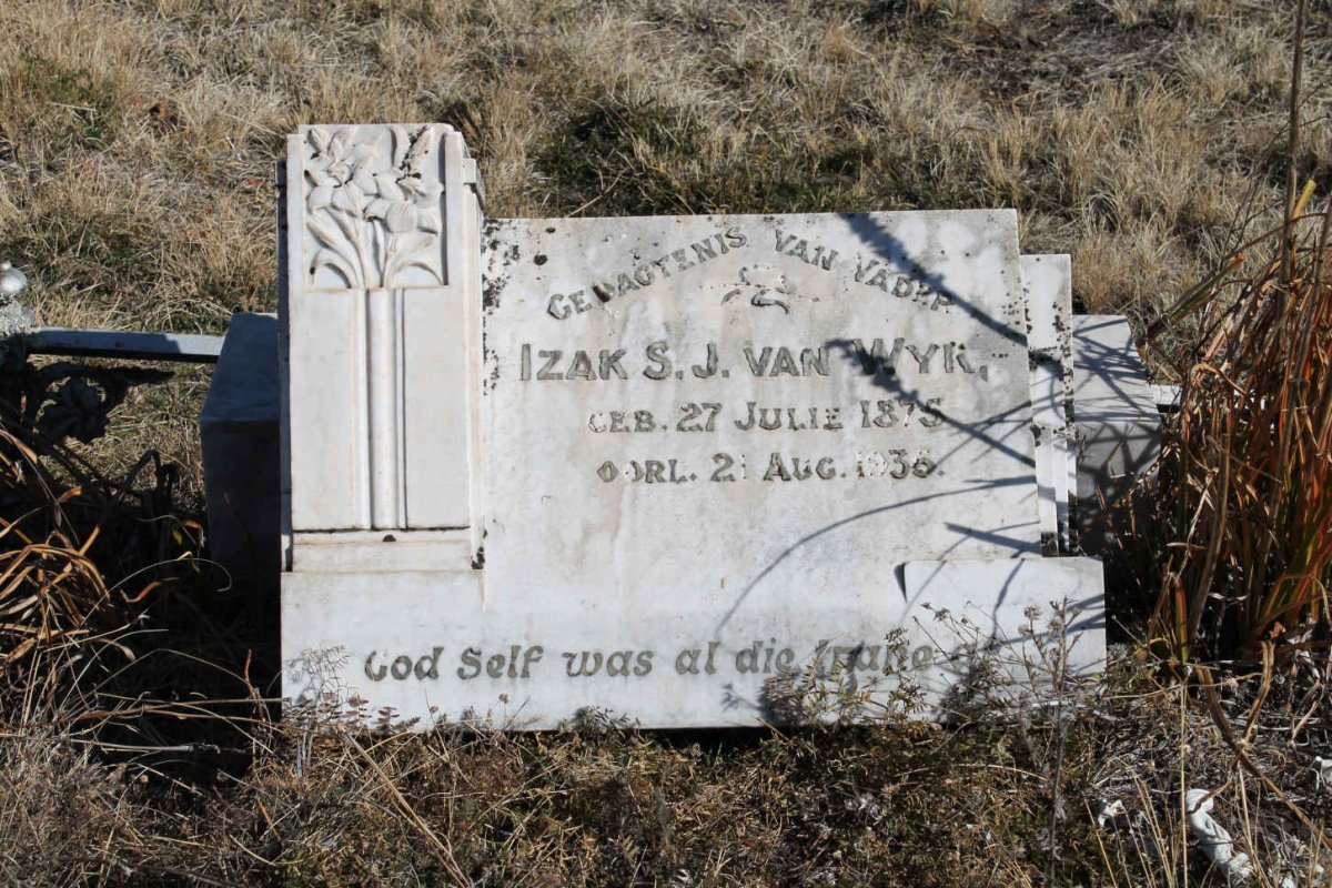 WYK Izak S.J., van 1875-1935