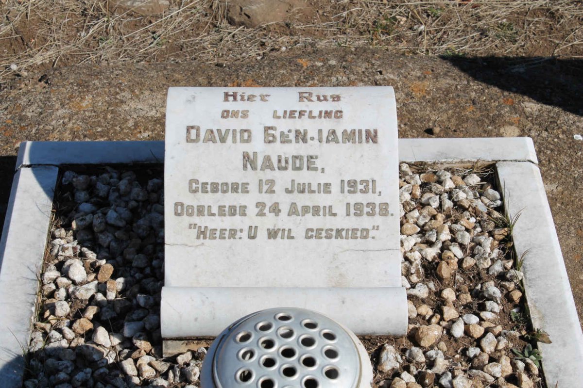 NAUDE David Benjamin 1931-1938