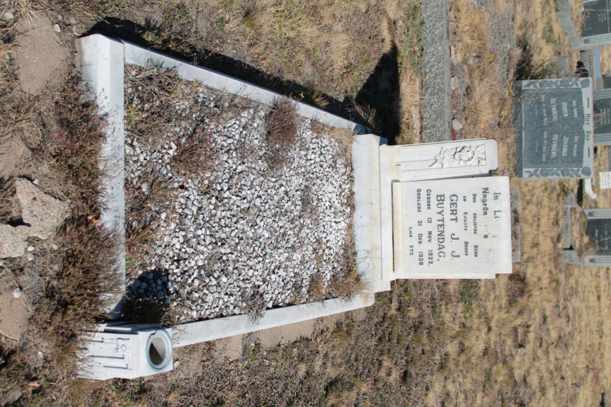 BUYTENDAG Gert J.J. 1922-1938