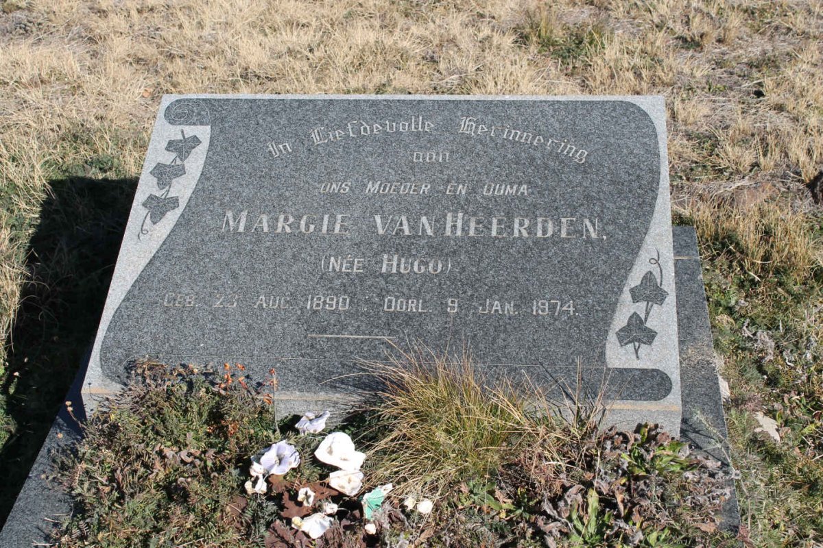 HEERDEN Margie, van nee HUGO 1890-1974