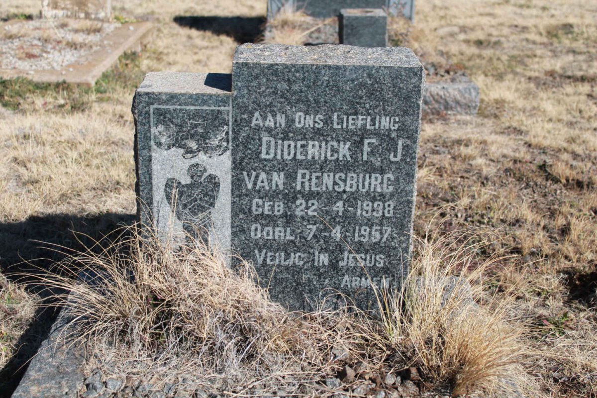 RENSBURG Diderick F.J., van 1938-1957