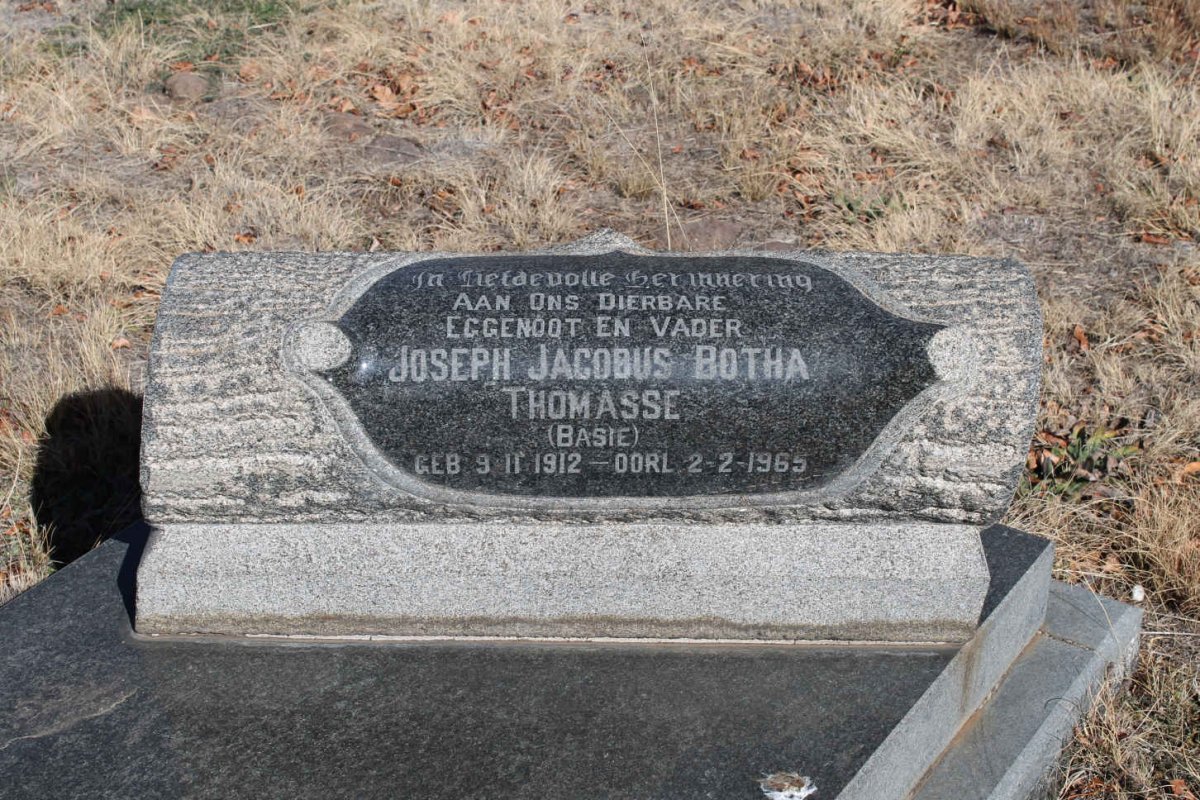 THOMASSE Joseph Jacobus Botha 1912-1965