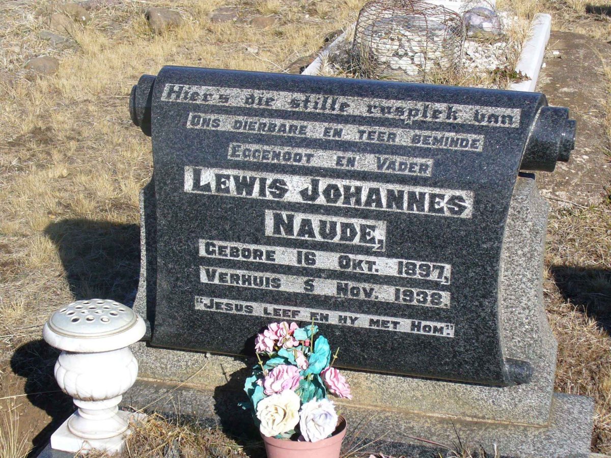 NAUDE Lewis Johannes 1897-1938