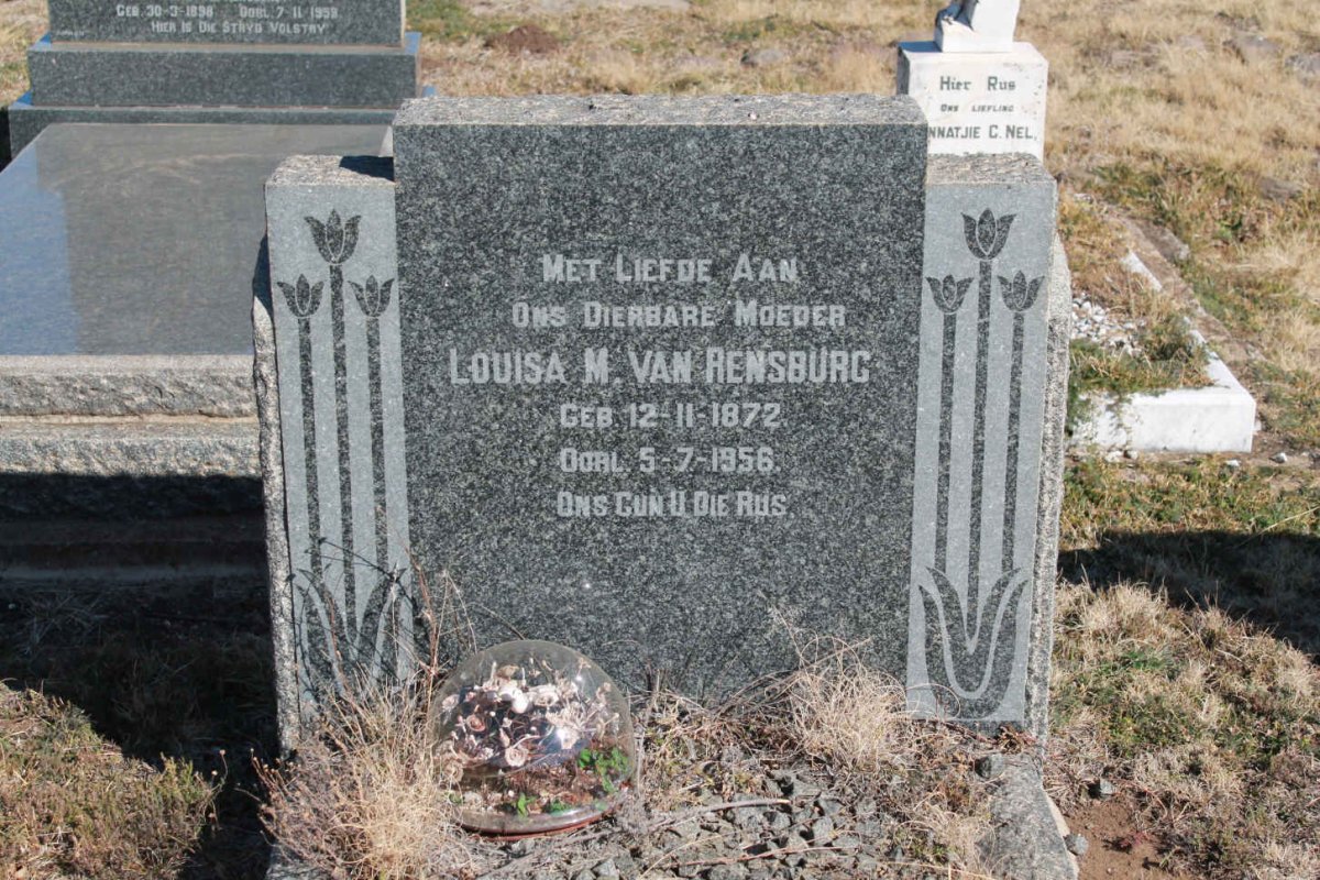 RENSBURG Louisa M., van 1872-1956