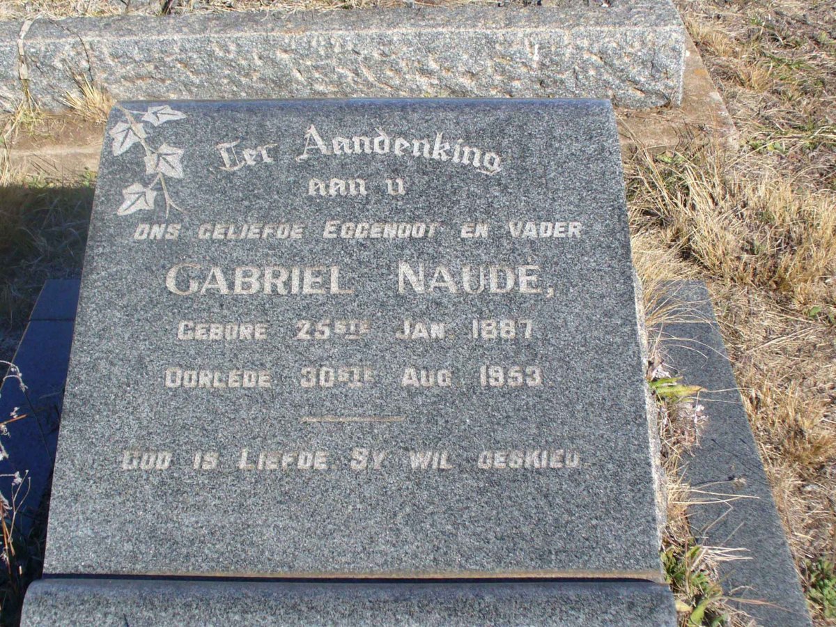 NAUDE Gabriel 1887-1953