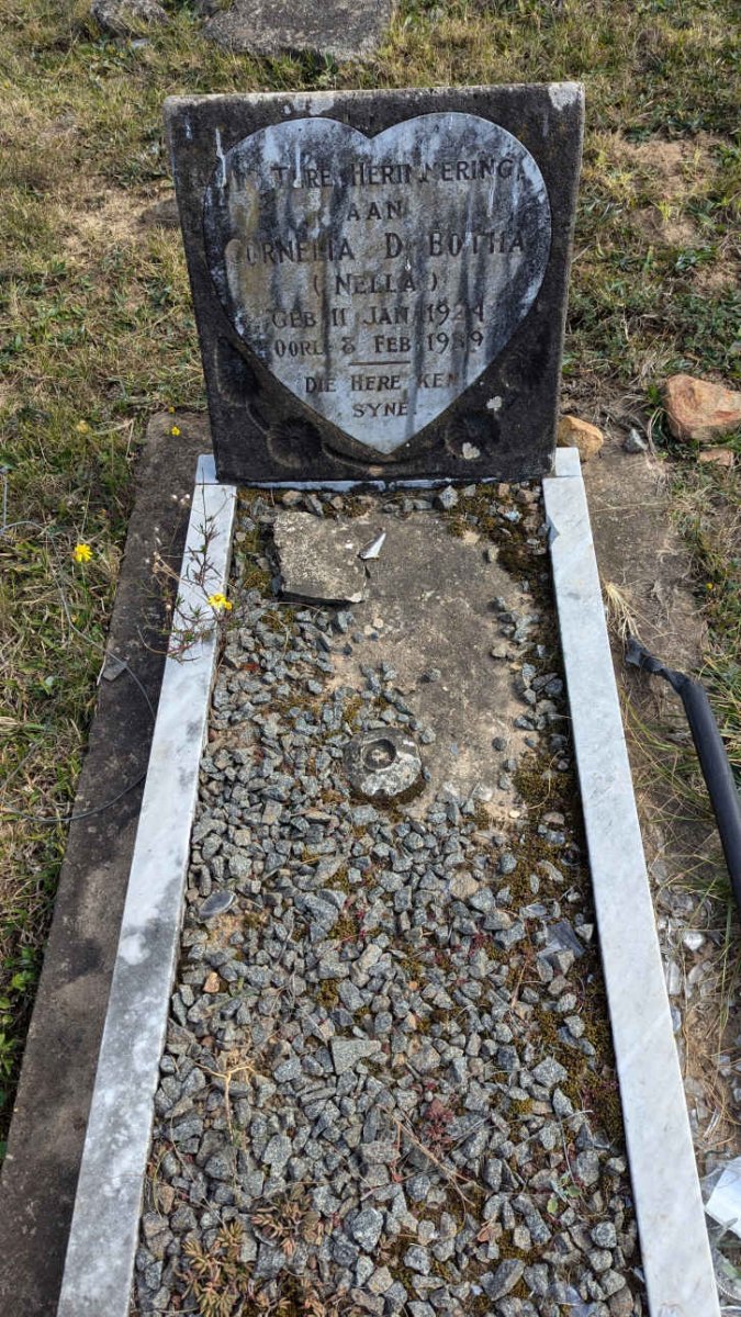 BOTHA Cornelia D. 1924-1989