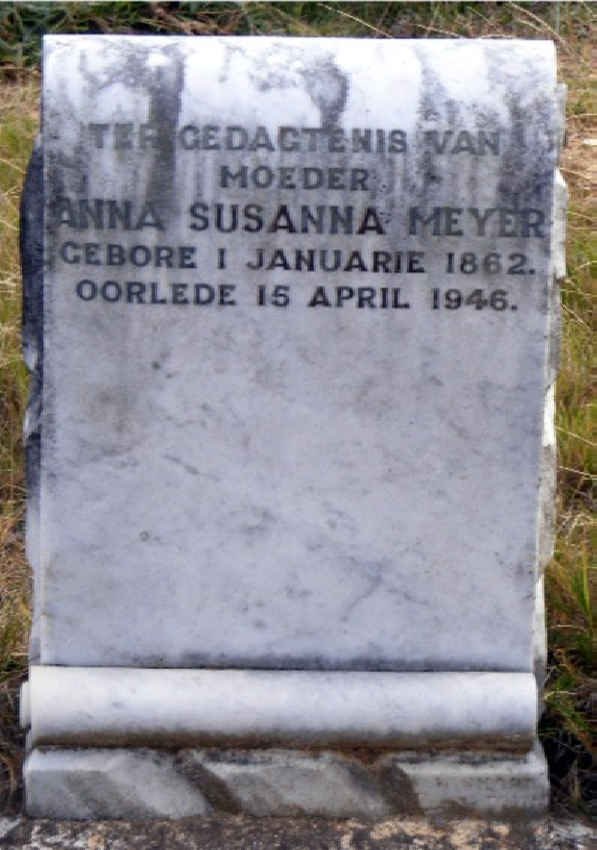MEYER Anna Susanna 1862-1946