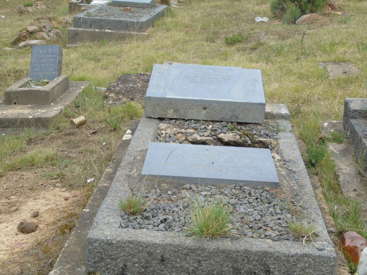 VYVER Paul Roux, van der 1876-1960 :: HEYNS Drothea Gertruida Marthina nee VAN DER VYVER 1907-1980