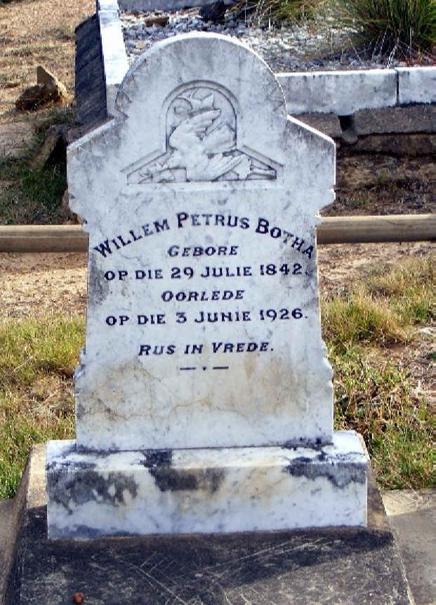 BOTHA Willem Petrus 1842-1926