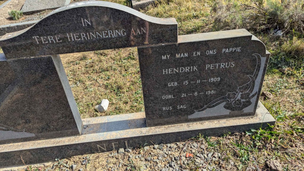 NEL Hendrik Petrus 1901-1981